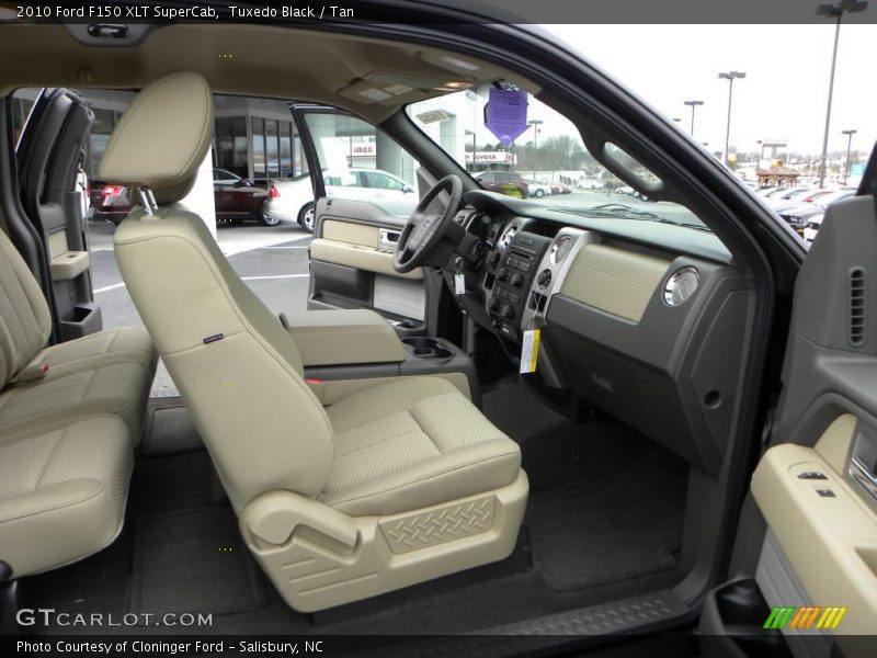 Tuxedo Black / Tan 2010 Ford F150 XLT SuperCab