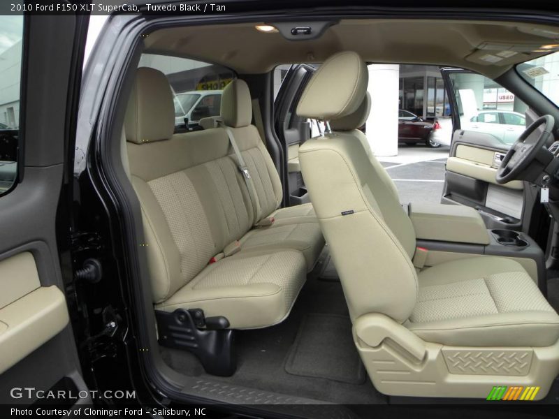 Tuxedo Black / Tan 2010 Ford F150 XLT SuperCab