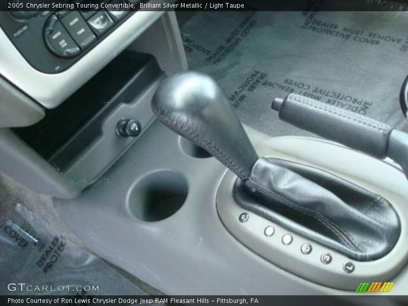 Brilliant Silver Metallic / Light Taupe 2005 Chrysler Sebring Touring Convertible