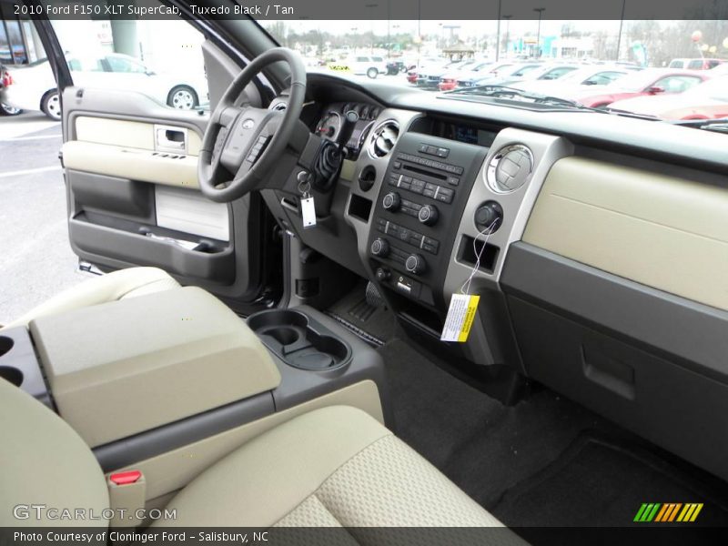 Tuxedo Black / Tan 2010 Ford F150 XLT SuperCab