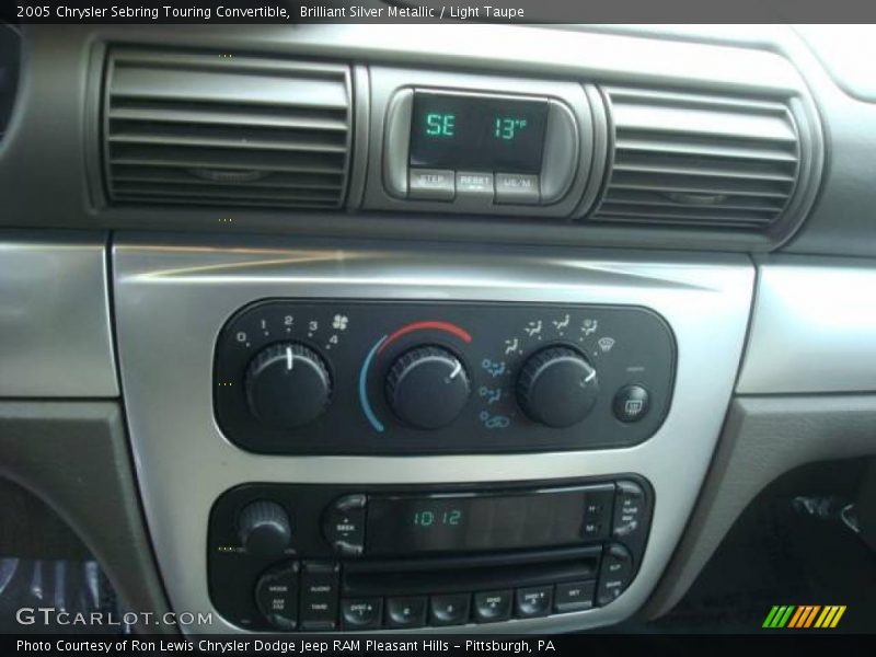 Brilliant Silver Metallic / Light Taupe 2005 Chrysler Sebring Touring Convertible