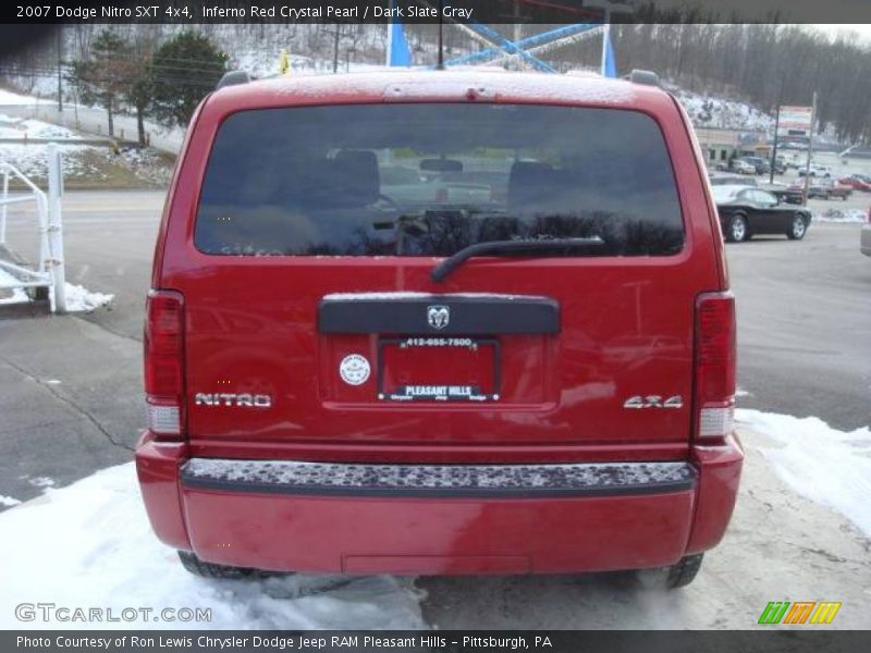 Inferno Red Crystal Pearl / Dark Slate Gray 2007 Dodge Nitro SXT 4x4