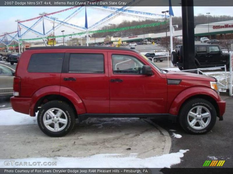 Inferno Red Crystal Pearl / Dark Slate Gray 2007 Dodge Nitro SXT 4x4