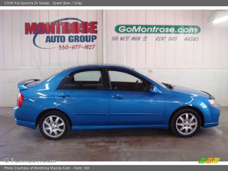 Spark Blue / Gray 2006 Kia Spectra SX Sedan