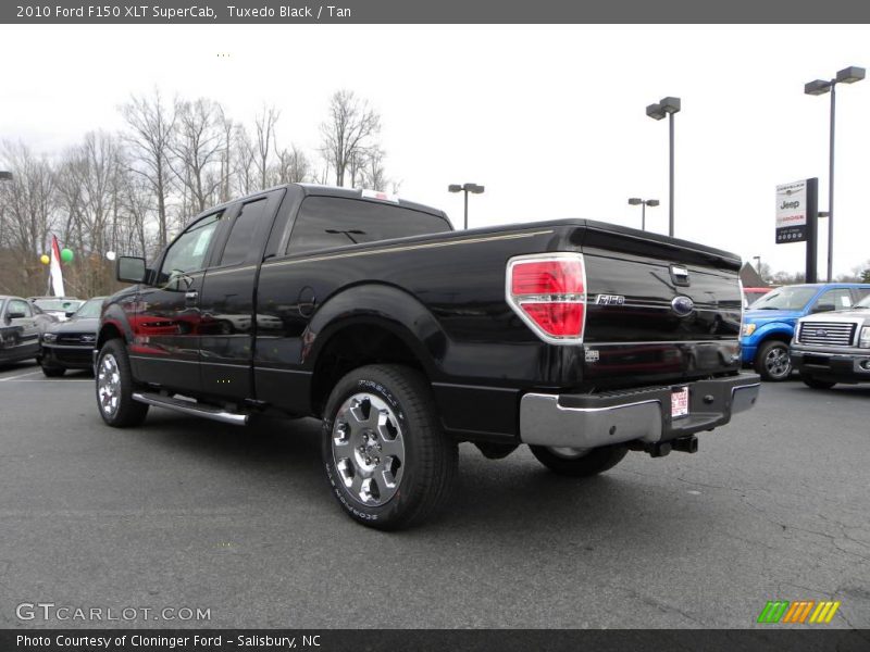 Tuxedo Black / Tan 2010 Ford F150 XLT SuperCab