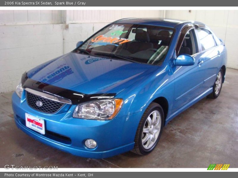 Spark Blue / Gray 2006 Kia Spectra SX Sedan