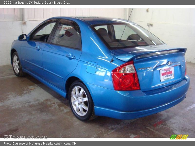 Spark Blue / Gray 2006 Kia Spectra SX Sedan