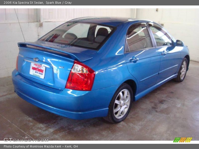 Spark Blue / Gray 2006 Kia Spectra SX Sedan