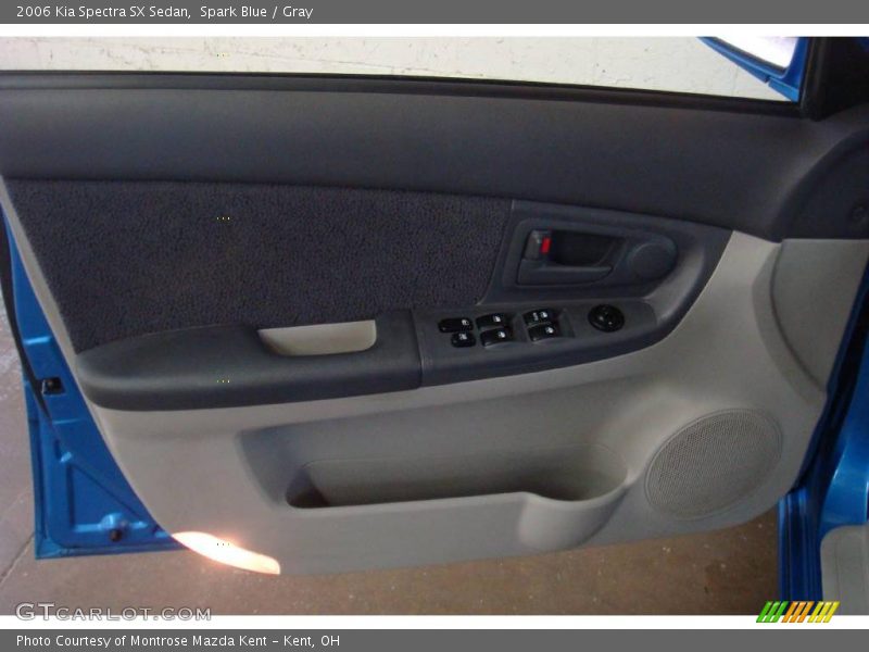 Spark Blue / Gray 2006 Kia Spectra SX Sedan