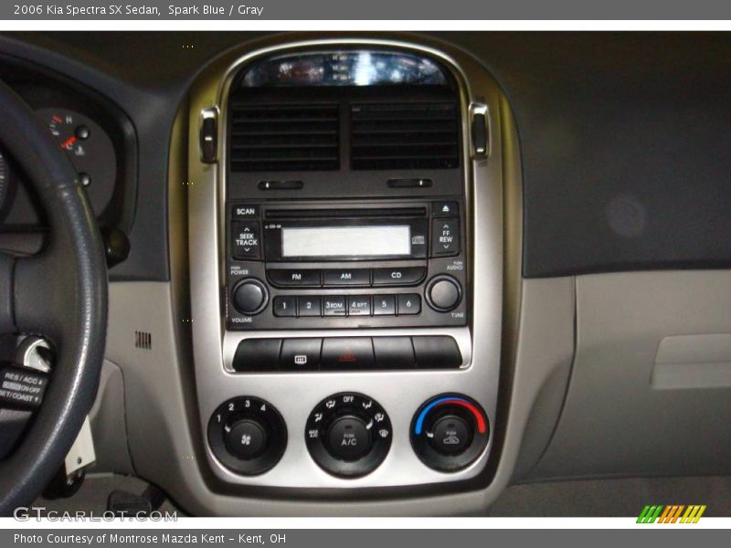 Spark Blue / Gray 2006 Kia Spectra SX Sedan