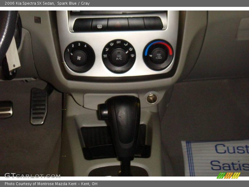 Spark Blue / Gray 2006 Kia Spectra SX Sedan