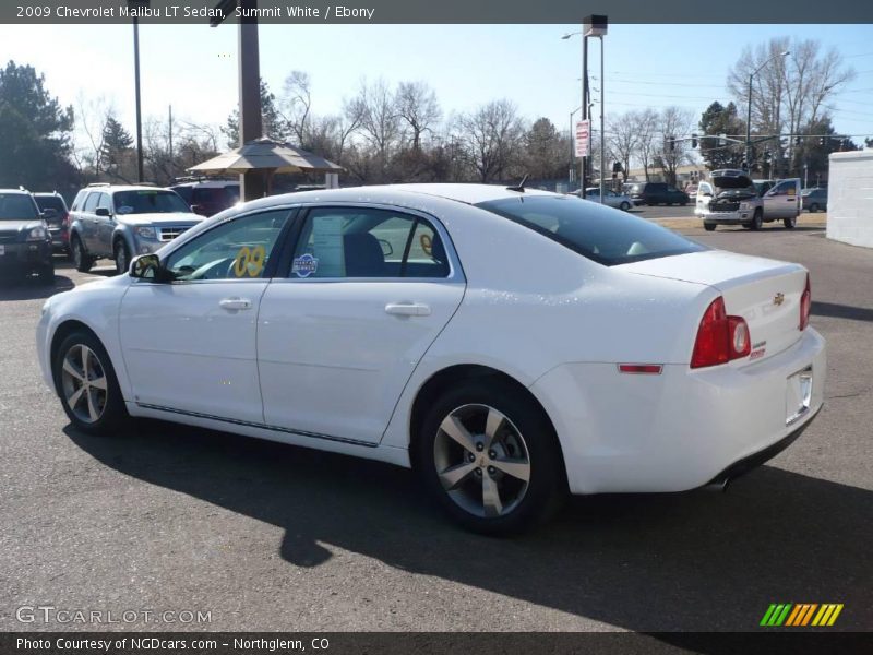 Summit White / Ebony 2009 Chevrolet Malibu LT Sedan