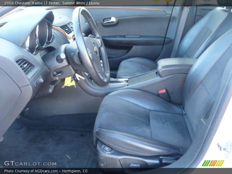 Summit White / Ebony 2009 Chevrolet Malibu LT Sedan