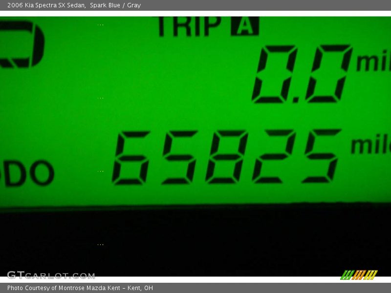 Spark Blue / Gray 2006 Kia Spectra SX Sedan