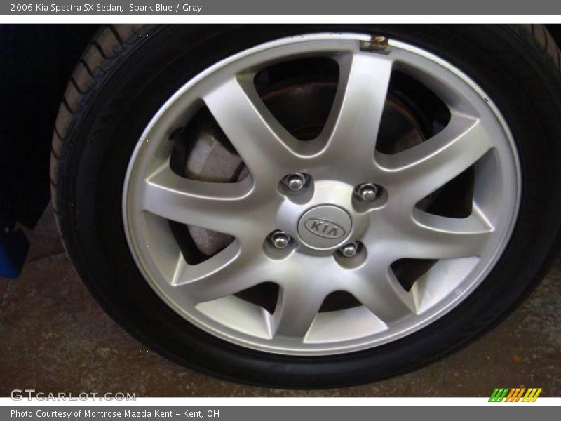 Spark Blue / Gray 2006 Kia Spectra SX Sedan