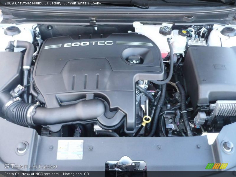 Summit White / Ebony 2009 Chevrolet Malibu LT Sedan