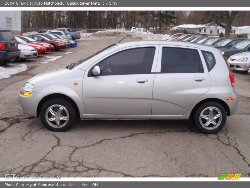 Galaxy Silver Metallic / Gray 2004 Chevrolet Aveo Hatchback