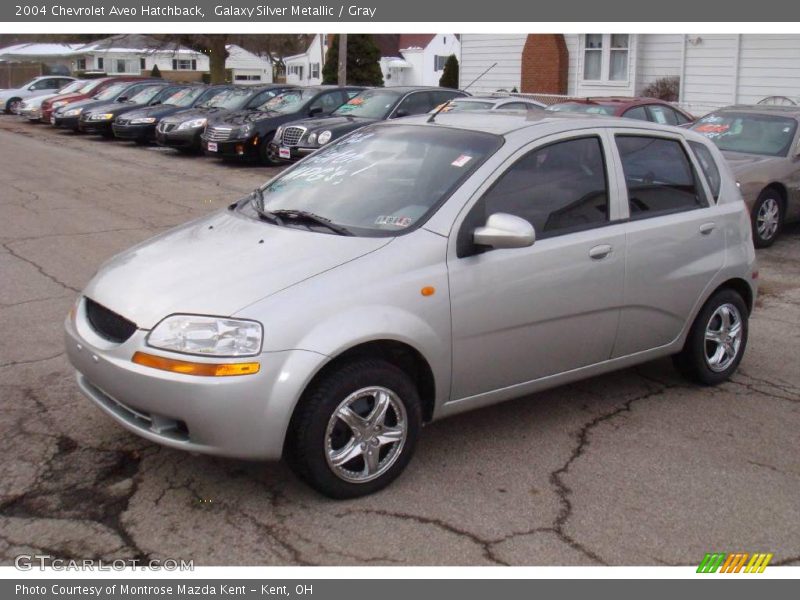 Galaxy Silver Metallic / Gray 2004 Chevrolet Aveo Hatchback