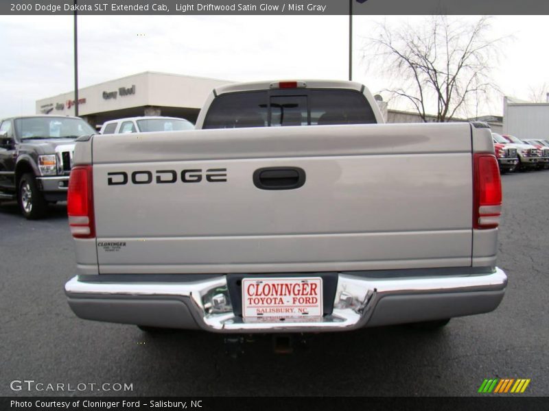 Light Driftwood Satin Glow / Mist Gray 2000 Dodge Dakota SLT Extended Cab