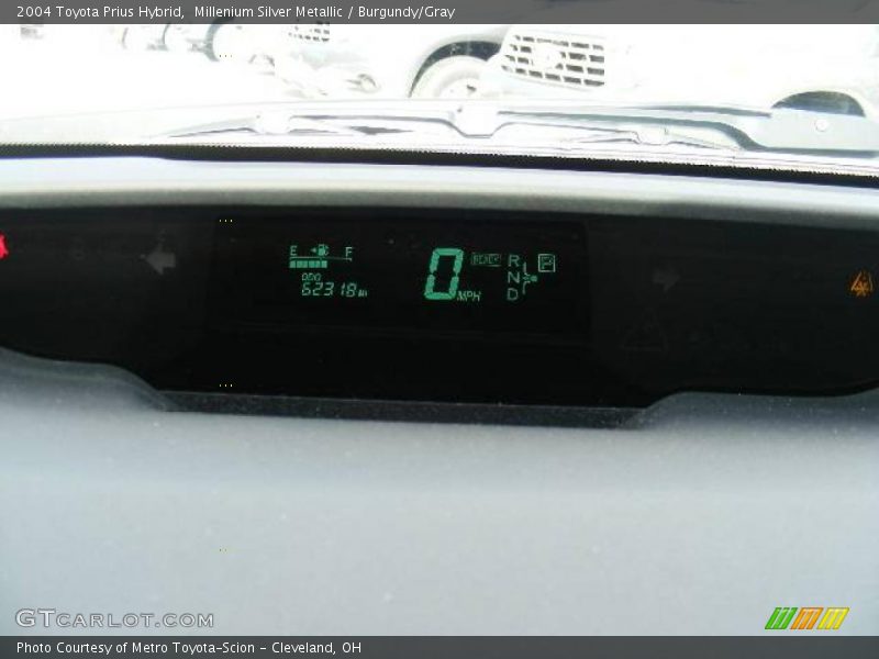Millenium Silver Metallic / Burgundy/Gray 2004 Toyota Prius Hybrid