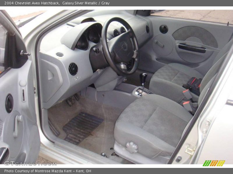 Galaxy Silver Metallic / Gray 2004 Chevrolet Aveo Hatchback