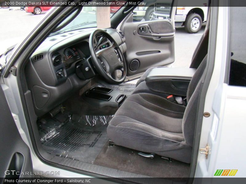 Light Driftwood Satin Glow / Mist Gray 2000 Dodge Dakota SLT Extended Cab