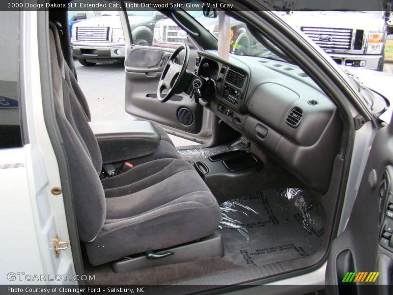 Light Driftwood Satin Glow / Mist Gray 2000 Dodge Dakota SLT Extended Cab