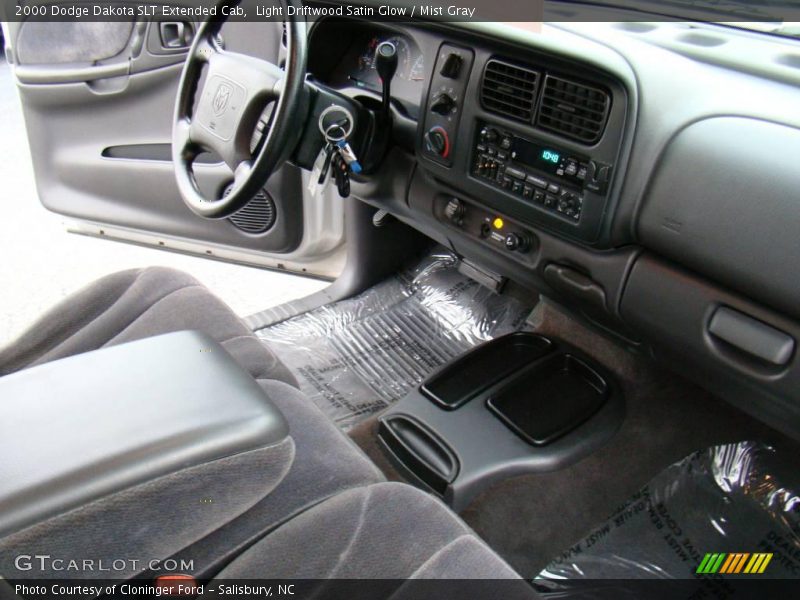 Light Driftwood Satin Glow / Mist Gray 2000 Dodge Dakota SLT Extended Cab