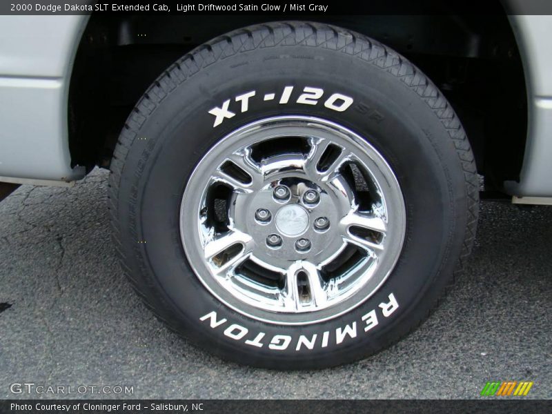 Light Driftwood Satin Glow / Mist Gray 2000 Dodge Dakota SLT Extended Cab