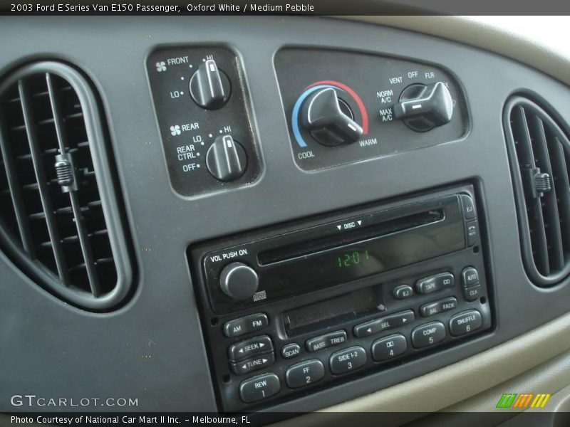 Oxford White / Medium Pebble 2003 Ford E Series Van E150 Passenger