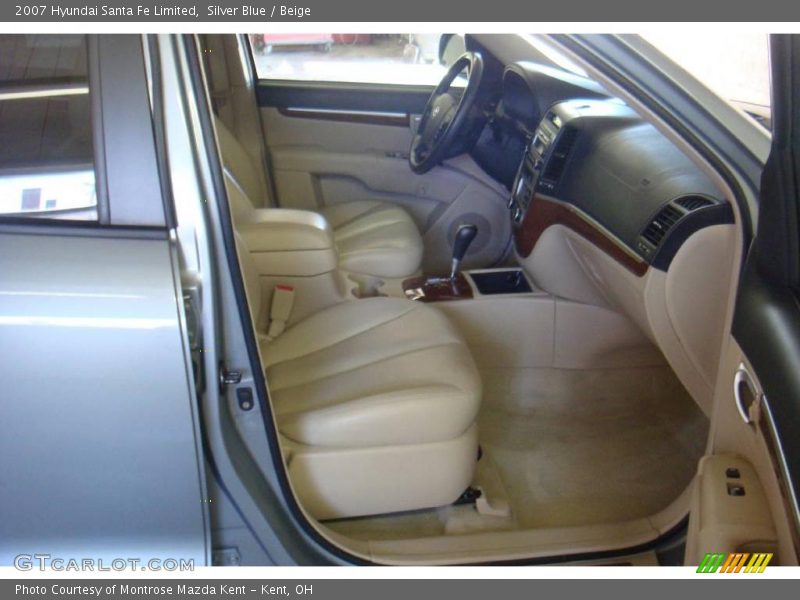 Silver Blue / Beige 2007 Hyundai Santa Fe Limited