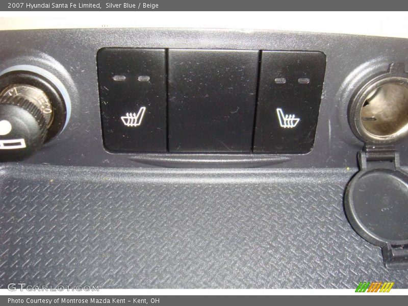 Silver Blue / Beige 2007 Hyundai Santa Fe Limited