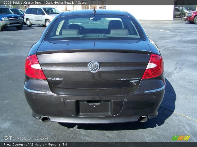 Dark Mocha Metallic / Cocoa 2008 Buick LaCrosse Super