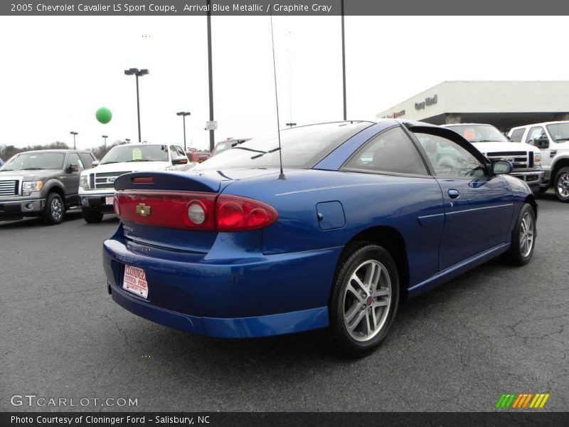 Arrival Blue Metallic / Graphite Gray 2005 Chevrolet Cavalier LS Sport Coupe