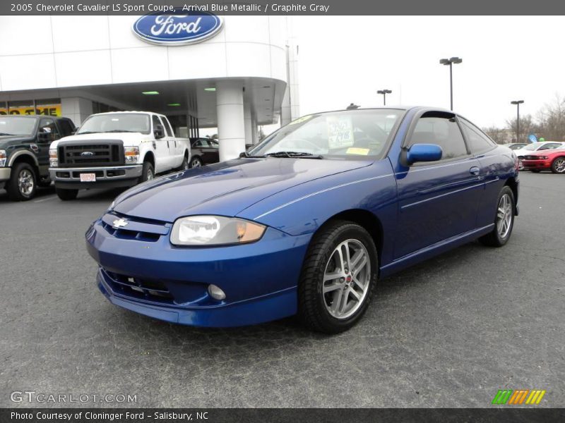 Arrival Blue Metallic / Graphite Gray 2005 Chevrolet Cavalier LS Sport Coupe