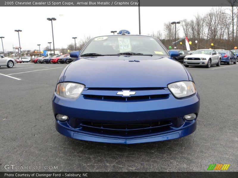Arrival Blue Metallic / Graphite Gray 2005 Chevrolet Cavalier LS Sport Coupe