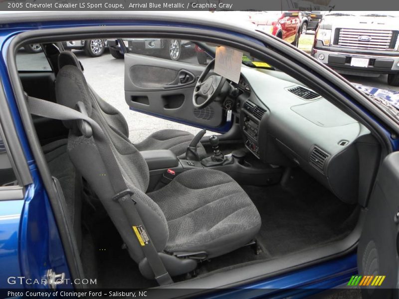 Arrival Blue Metallic / Graphite Gray 2005 Chevrolet Cavalier LS Sport Coupe