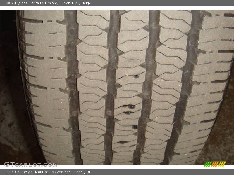 Silver Blue / Beige 2007 Hyundai Santa Fe Limited