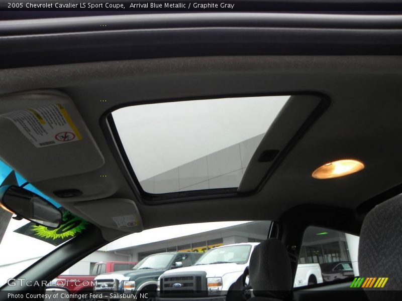 Arrival Blue Metallic / Graphite Gray 2005 Chevrolet Cavalier LS Sport Coupe