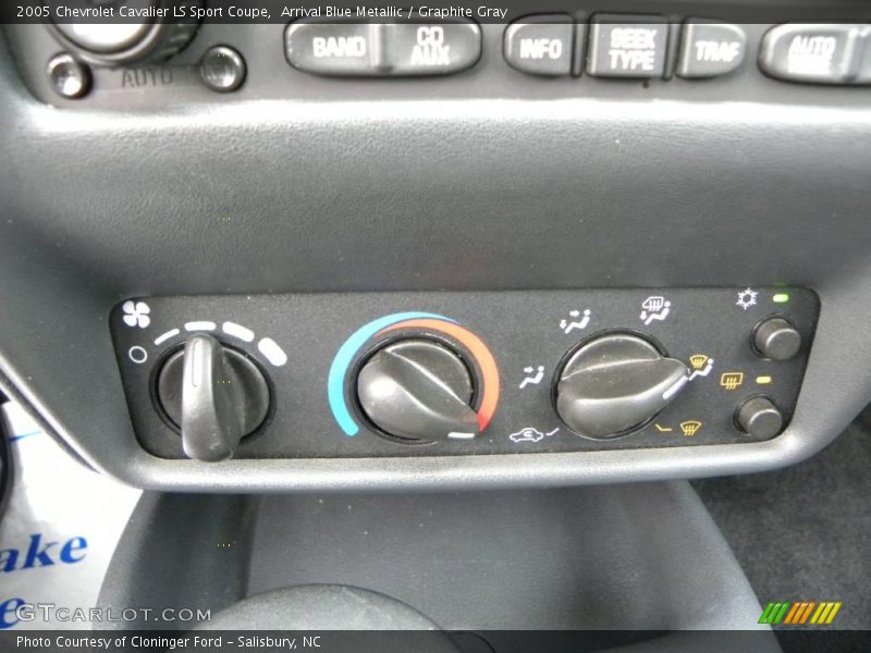 Arrival Blue Metallic / Graphite Gray 2005 Chevrolet Cavalier LS Sport Coupe