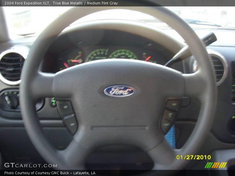 True Blue Metallic / Medium Flint Gray 2004 Ford Expedition XLT