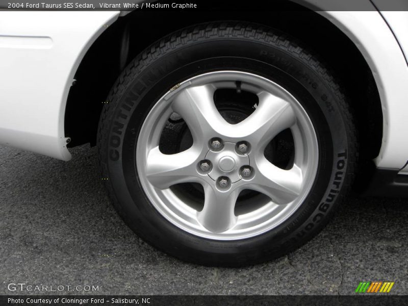 Vibrant White / Medium Graphite 2004 Ford Taurus SES Sedan