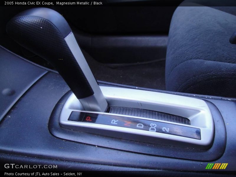 Magnesium Metallic / Black 2005 Honda Civic EX Coupe