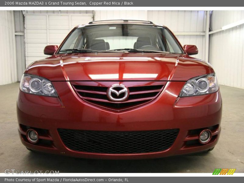 Copper Red Mica / Black 2006 Mazda MAZDA3 s Grand Touring Sedan
