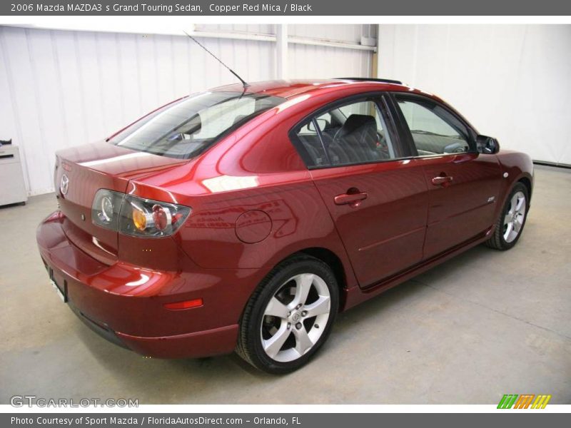 Copper Red Mica / Black 2006 Mazda MAZDA3 s Grand Touring Sedan