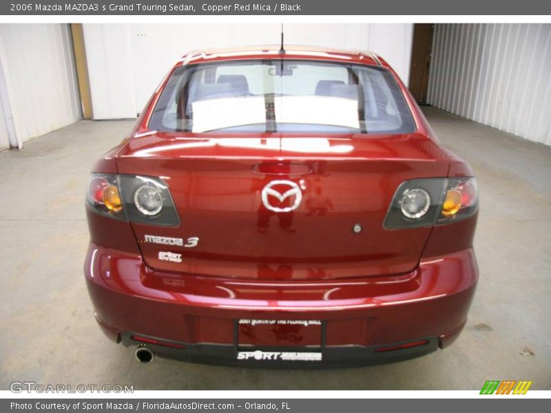 Copper Red Mica / Black 2006 Mazda MAZDA3 s Grand Touring Sedan