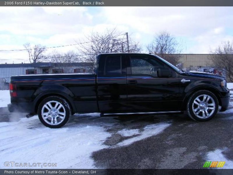 Black / Black 2006 Ford F150 Harley-Davidson SuperCab