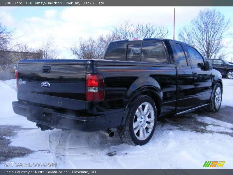 Black / Black 2006 Ford F150 Harley-Davidson SuperCab