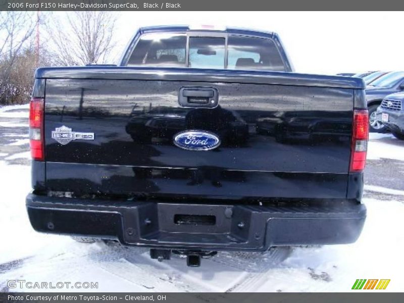 Black / Black 2006 Ford F150 Harley-Davidson SuperCab