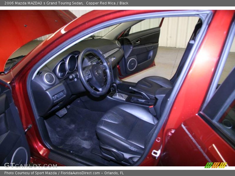 Copper Red Mica / Black 2006 Mazda MAZDA3 s Grand Touring Sedan